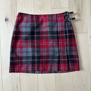 Vintage plaid skirt